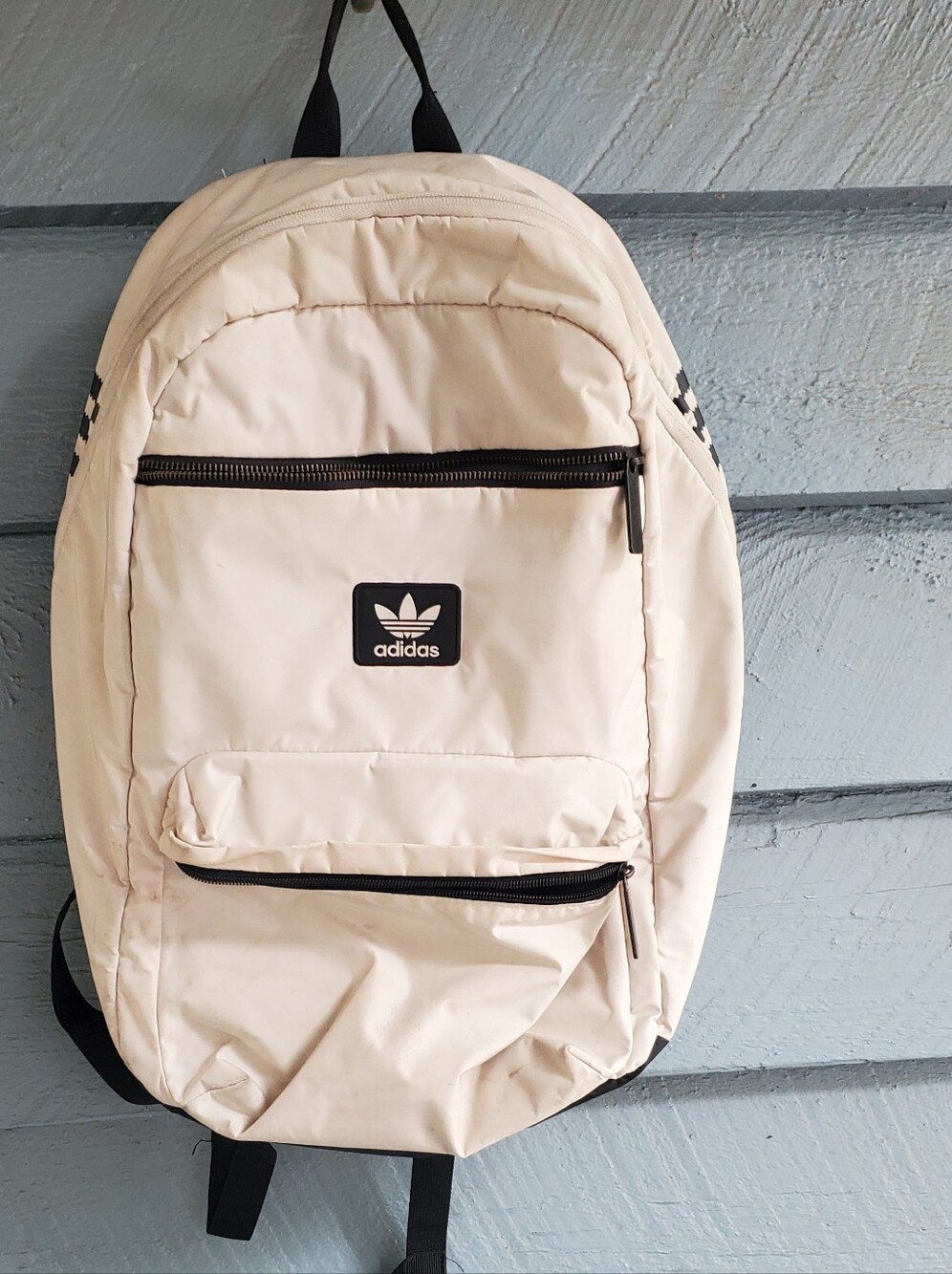 adidas Cream Backpack with Black Accents